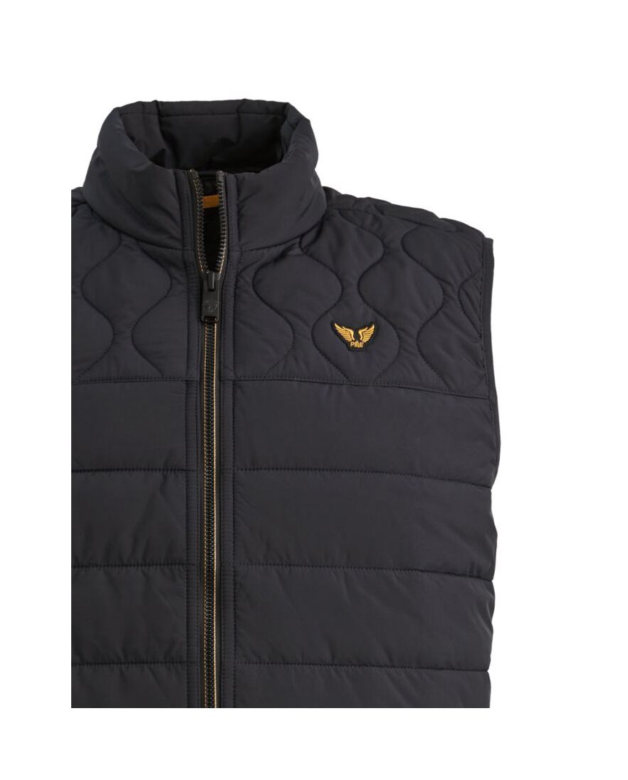 Bodywarmer PME Legend Yetliner donkerblauw golf gestikte schouder
