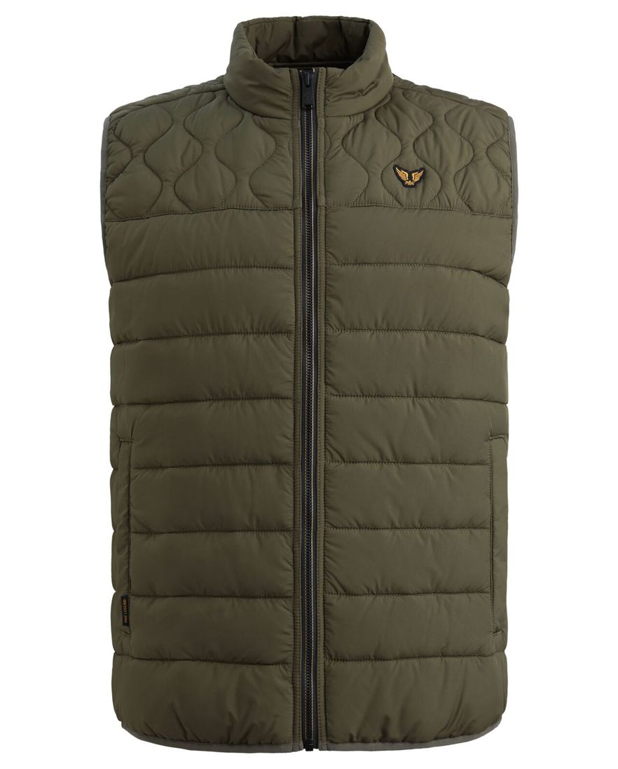 Bodywarmer PME Legend Yetliner donkergroen zonder capuchon