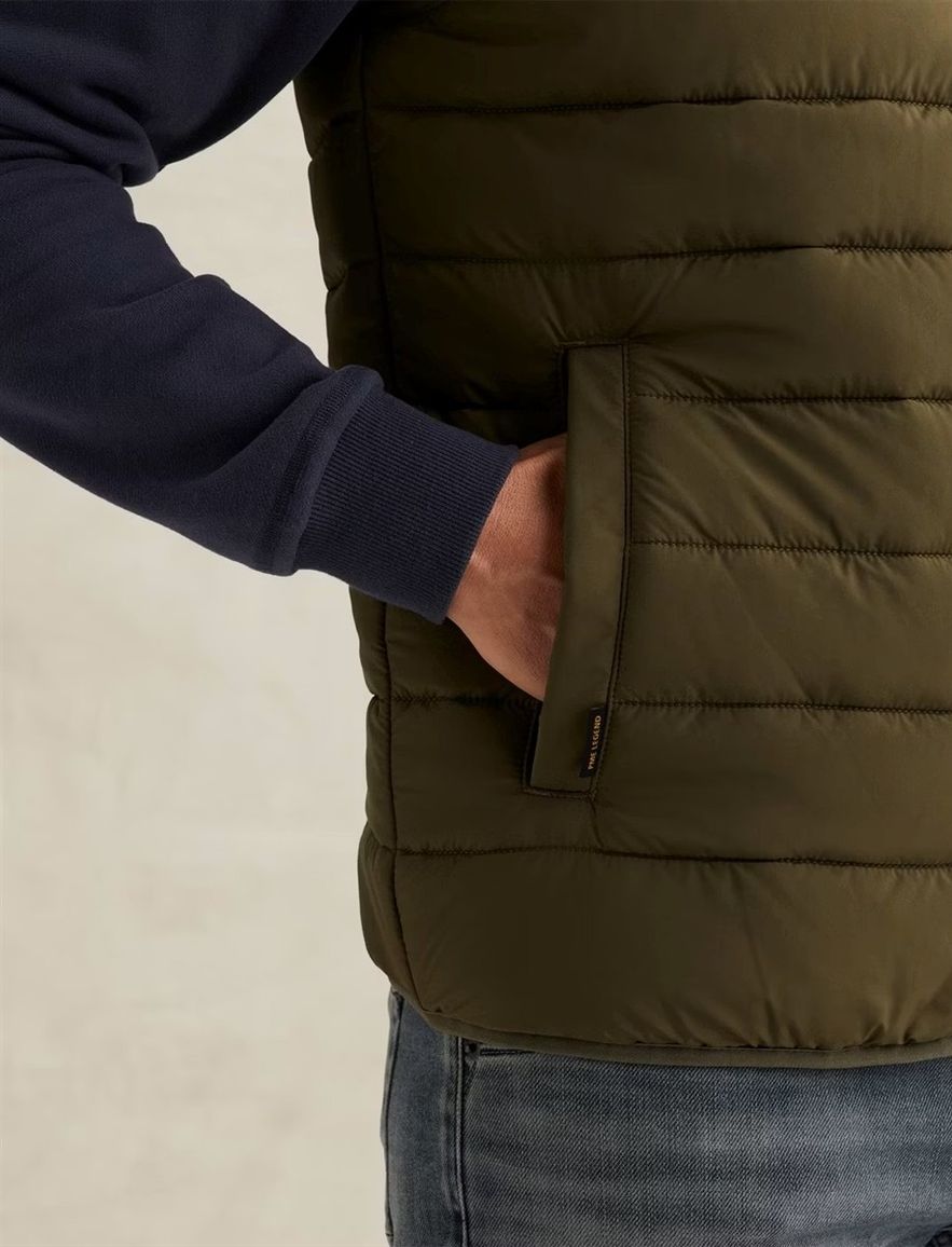 Bodywarmer PME Legend Yetliner donkergroen zonder capuchon