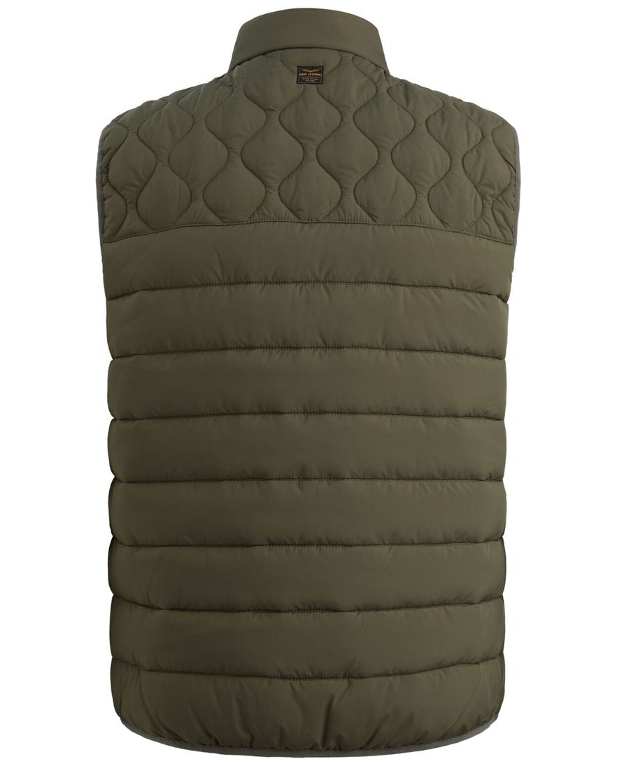 Bodywarmer PME Legend Yetliner donkergroen zonder capuchon