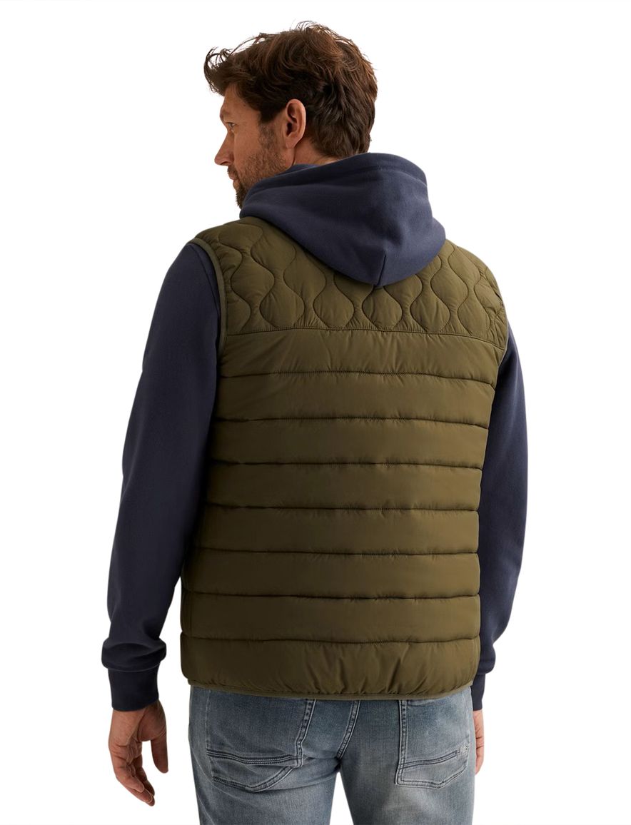 Bodywarmer PME Legend Yetliner donkergroen zonder capuchon