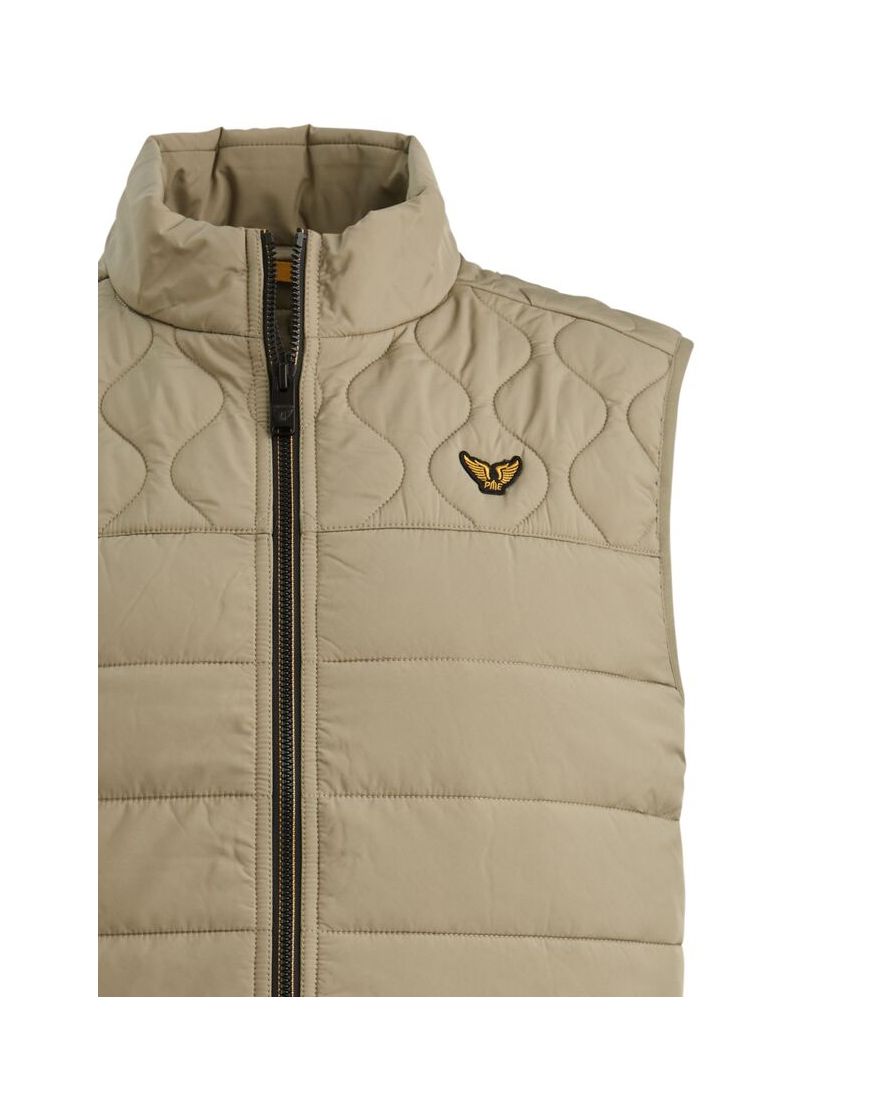 Bodywarmer PME Legend Yetliner khaki groen golf gestikte schouders