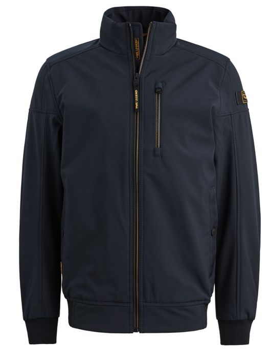 PME Legend Skyglider softshell jas donkerblauw borstzak met rits