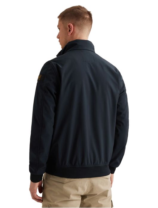 PME Legend Skyglider softshell jas donkerblauw borstzak met rits