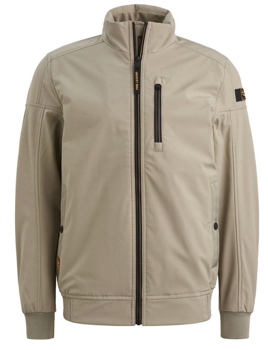 Softshell jas PME Legend Skyglider khaki groen elastische tailleband