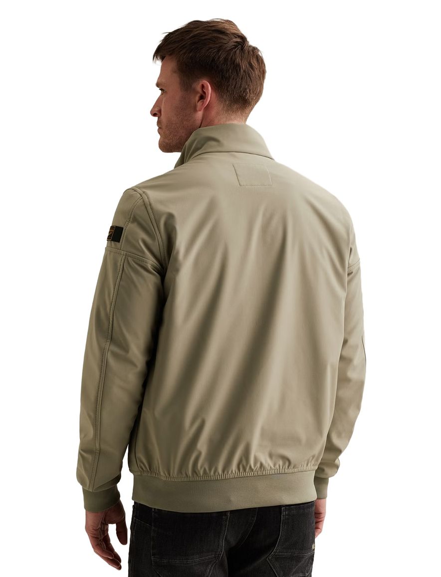 Softshell jas PME Legend Skyglider khaki groen elastische tailleband