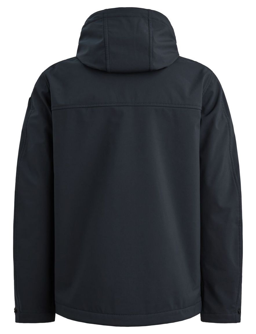 PME Legend Successor Softshell Jas donkerblauw afneembare capuchon