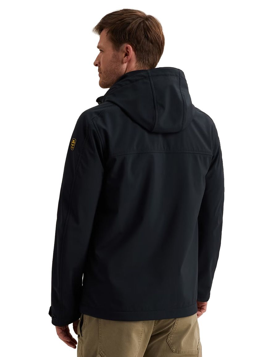 PME Legend Successor Softshell Jas donkerblauw afneembare capuchon