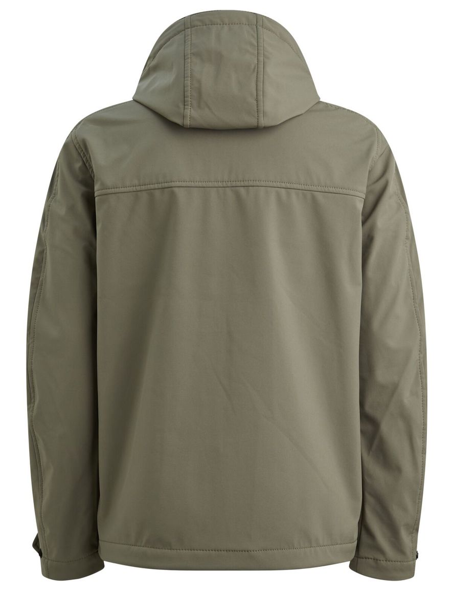 PME Legend Successor Softshell Jas groen borstzak met rits