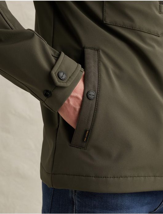 PME Legend Successor softshell jas donkergroen winddicht