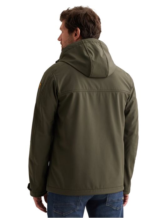 PME Legend Successor softshell jas donkergroen winddicht