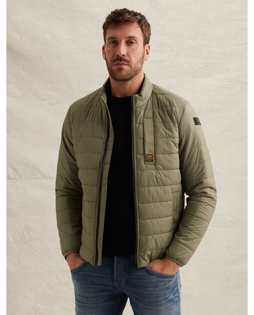 Olijfgroene jas PME Legend Miles Mentor lichtgewicht