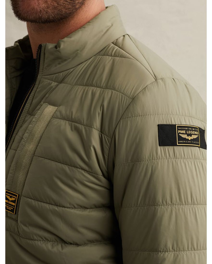 Olijfgroene jas PME Legend Miles Mentor lichtgewicht