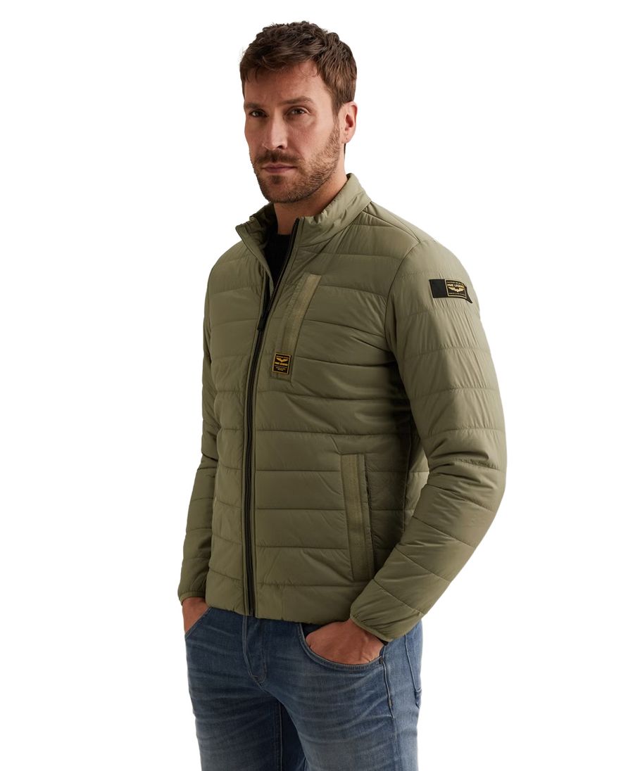 Olijfgroene jas PME Legend Miles Mentor lichtgewicht