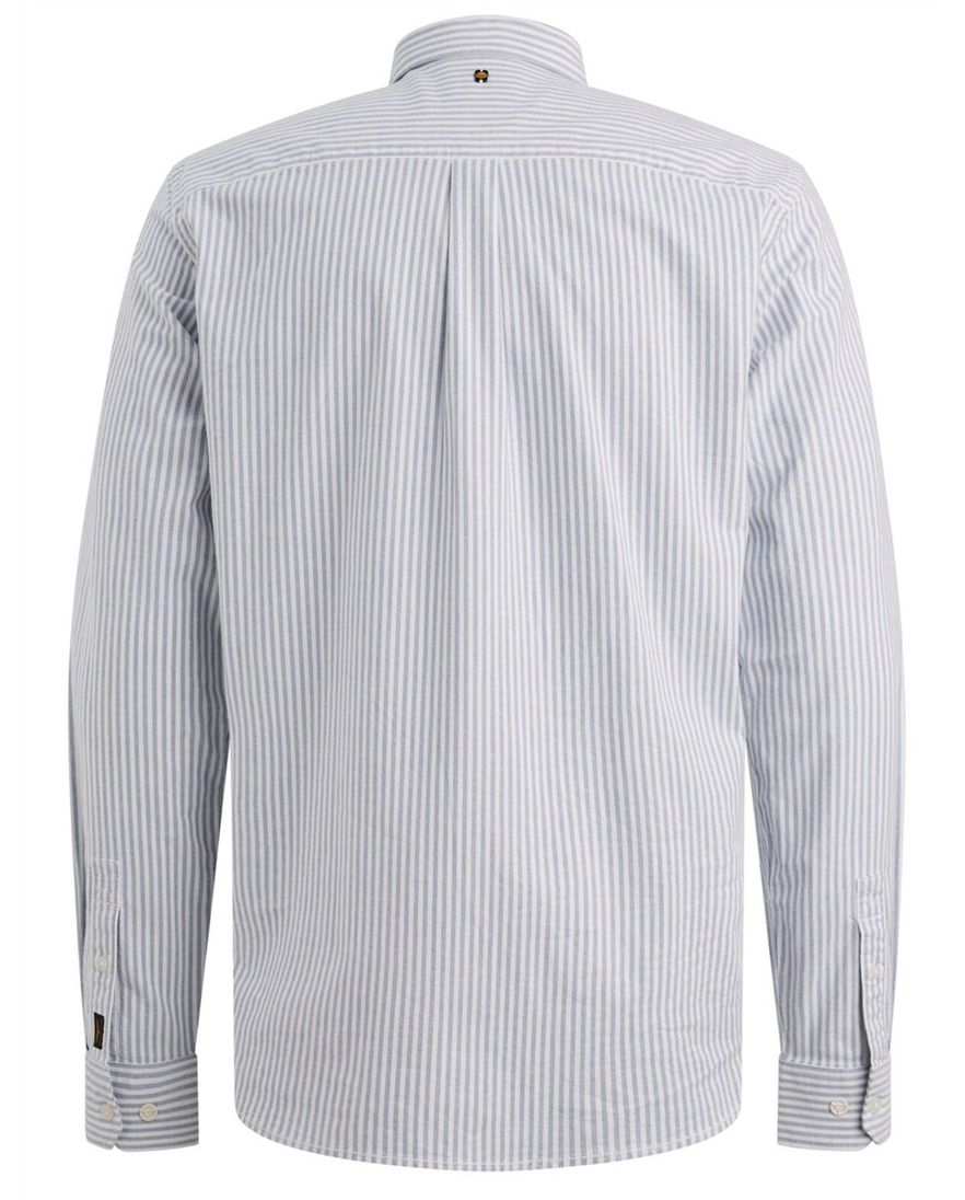Overhemd lichtblauw wit PME Legend strepen patroon