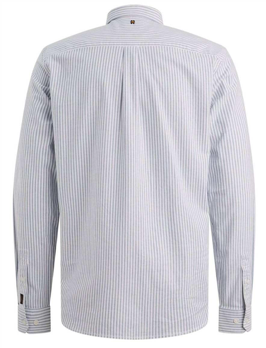 PME Legend Overhemd blauw wit gestreept