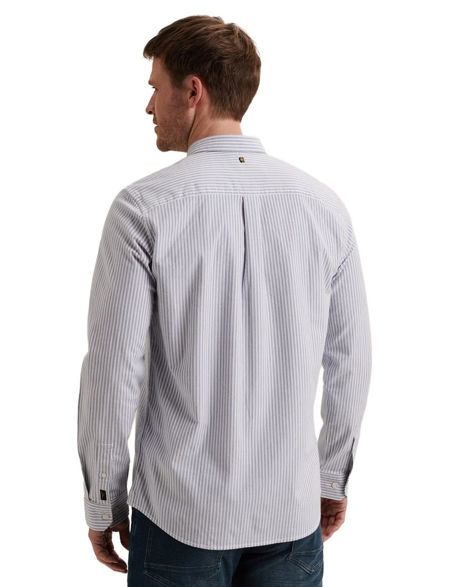 PME Legend Overhemd blauw wit gestreept