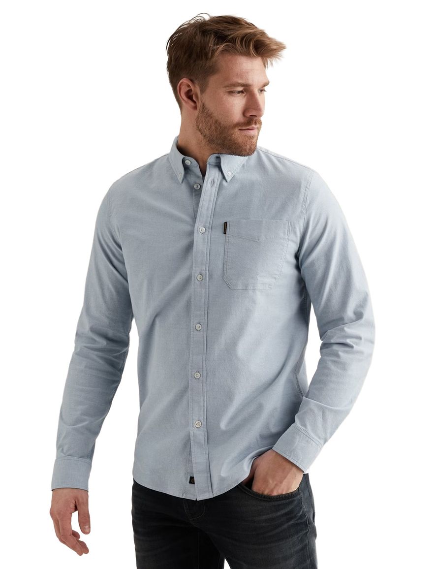 PME Legend Overhemd lichtblauw effen