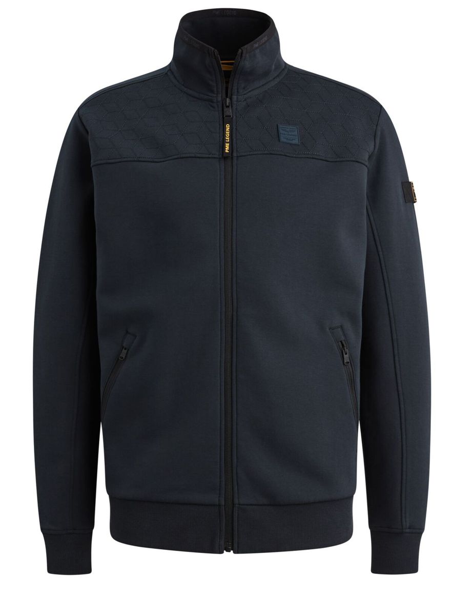 PME Legend Vest Donkerblauw interlock sweatstof