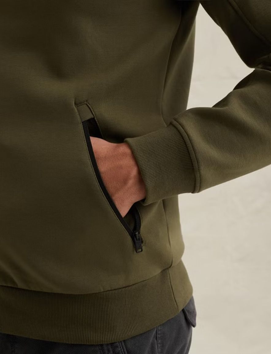 PME Legend vest donkergroen structuurelementen schouder