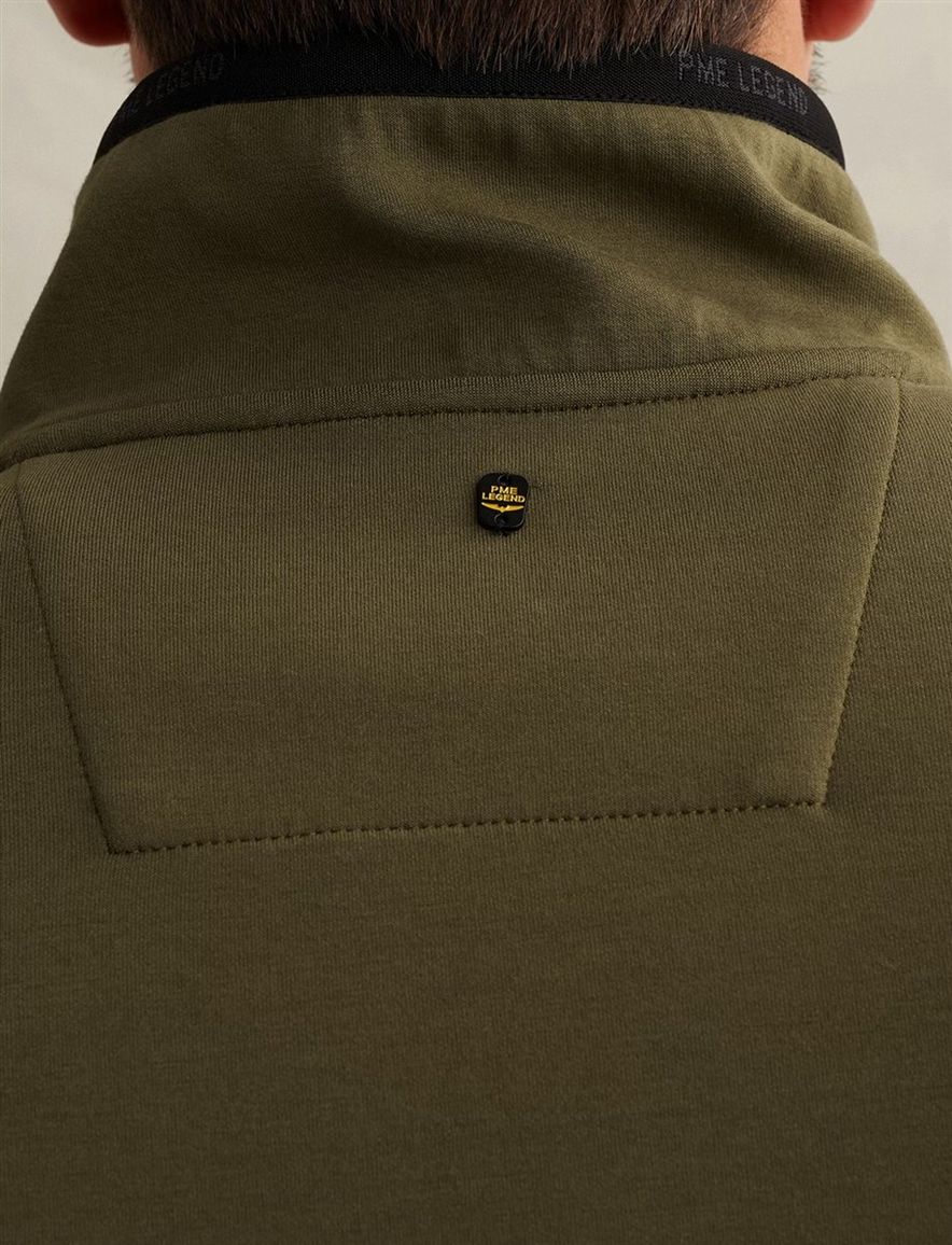 PME Legend vest donkergroen structuurelementen schouder