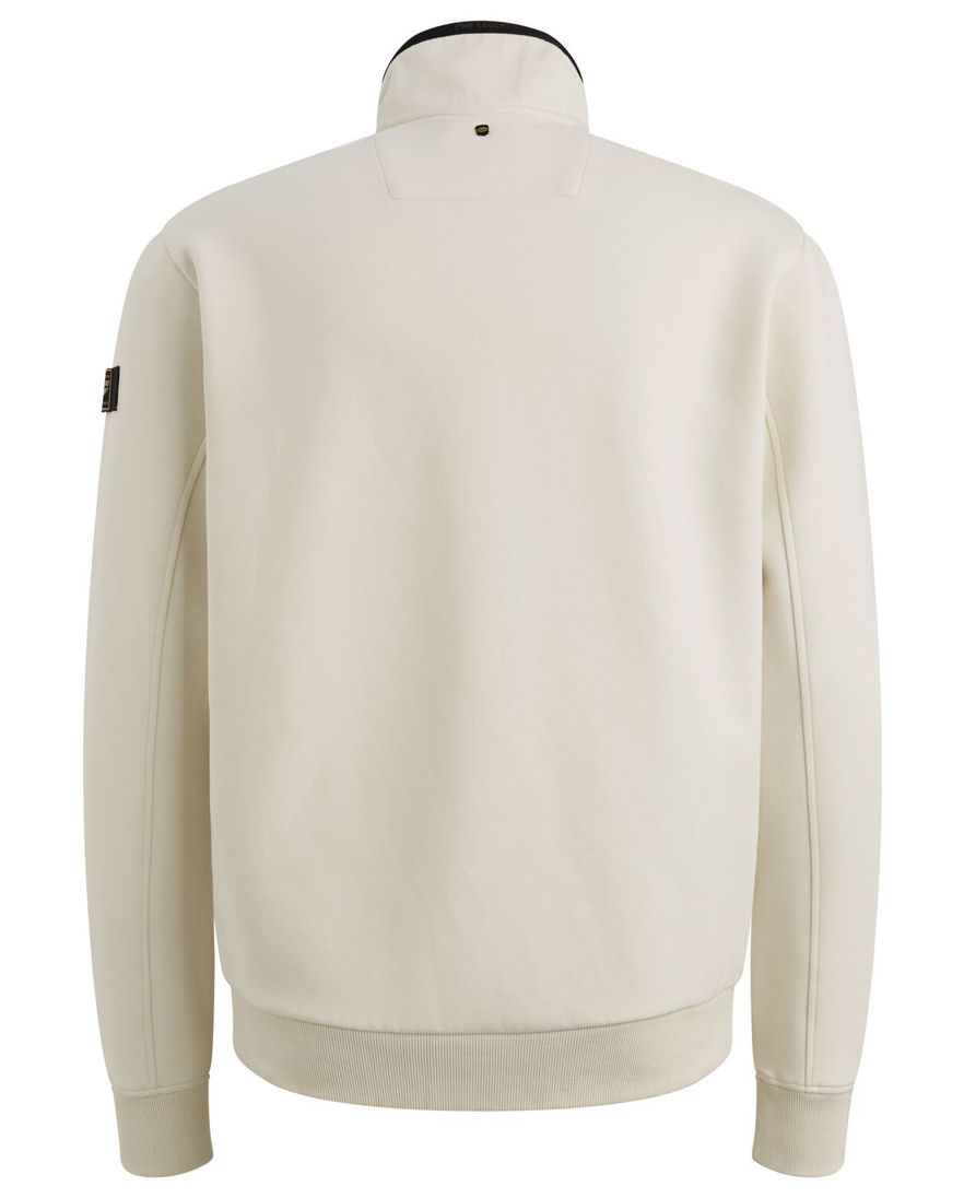 Vest beige PME Legend structuren mix schouder