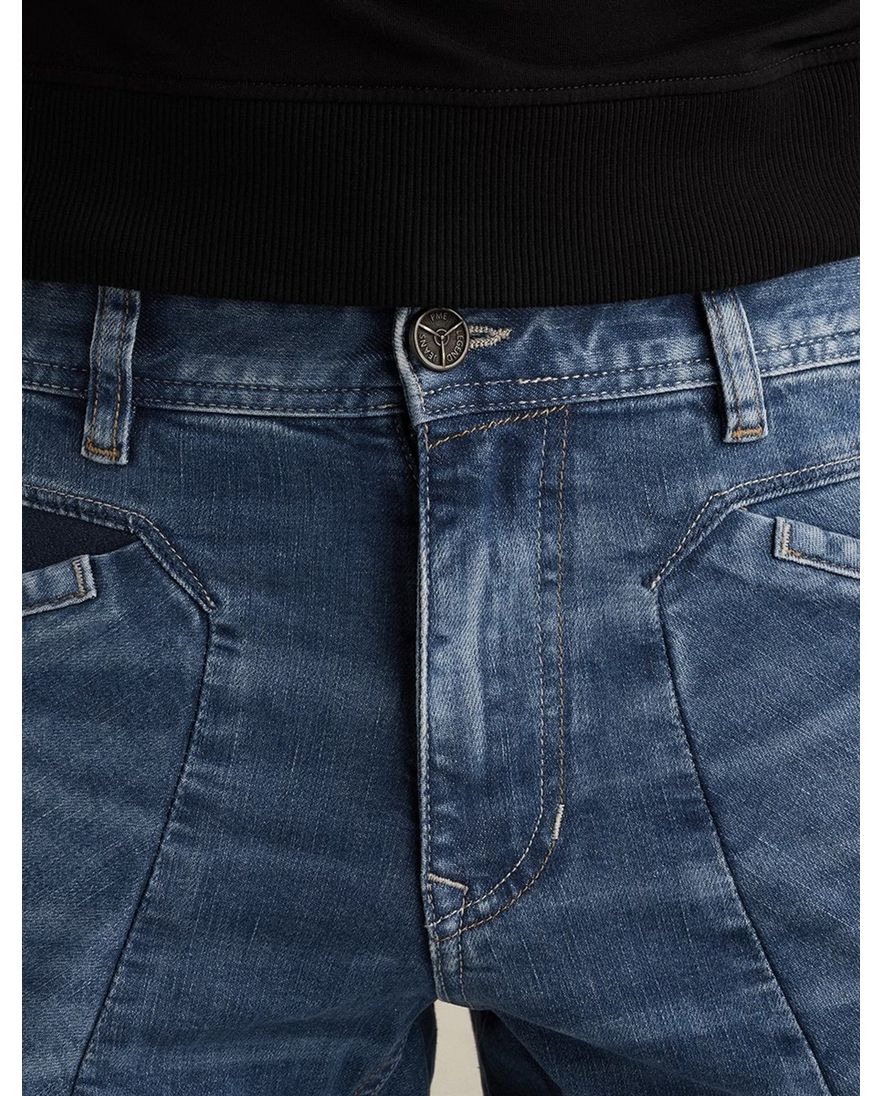 Blauwe jeans PME Legend Aviator 5-pocket wijde fit