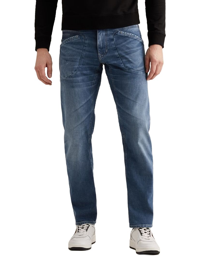 Blauwe jeans PME Legend Aviator 5-pocket wijde fit