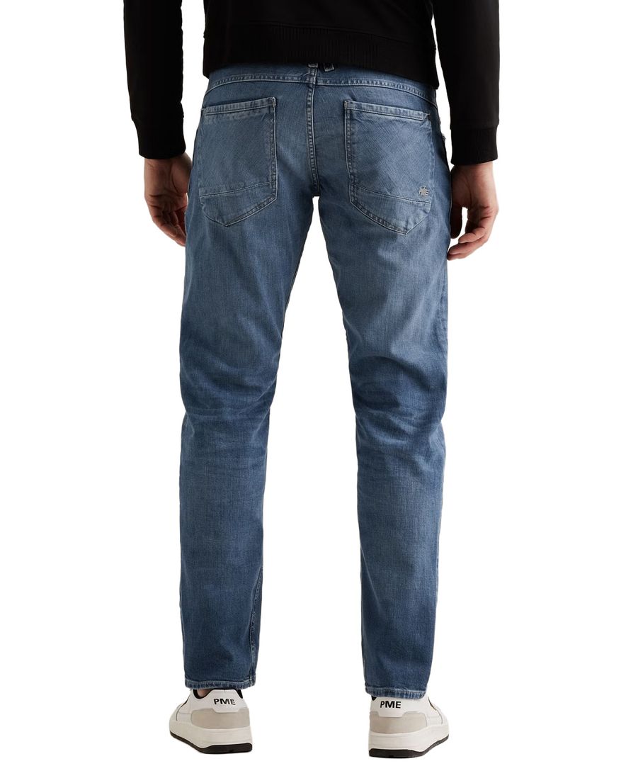 PME Legend Aviator 5-pocket jeans blauw grote voorzakken