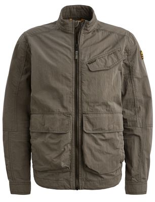 PME Legend Bruine jas PME Legend Cargo bruin zakken normale fit rits
