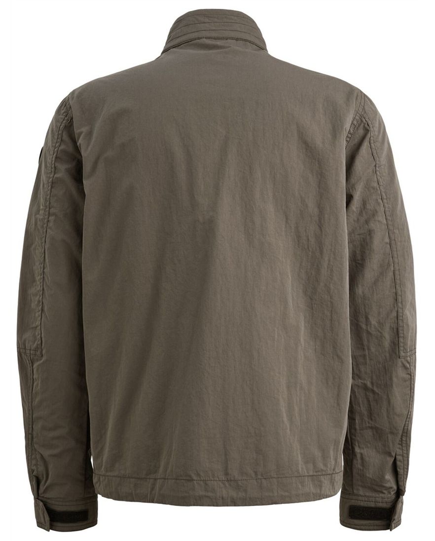 Bruine jas PME Legend Cargo bruin zakken normale fit rits