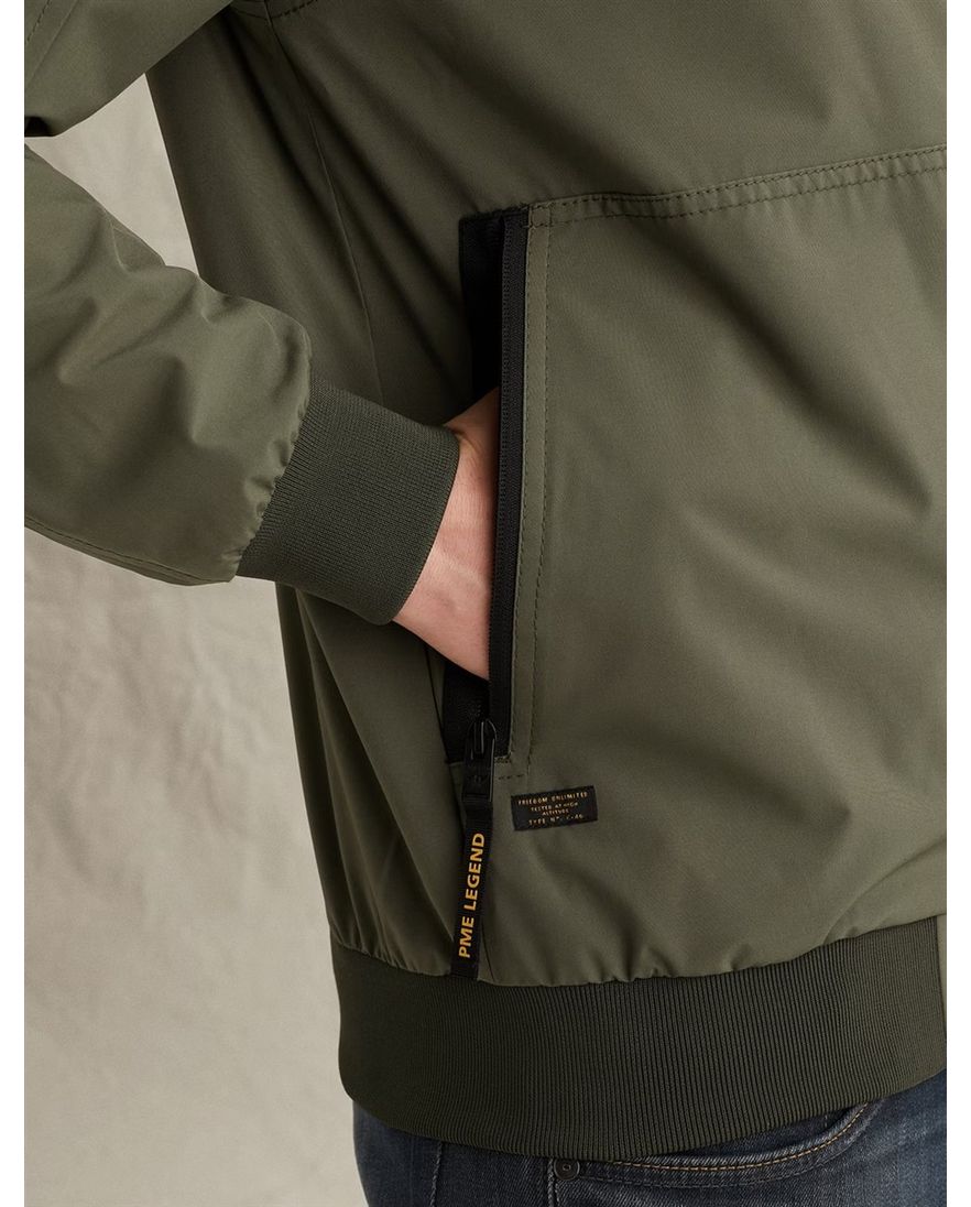 Groene jas PME Legend winglock normale fit kort