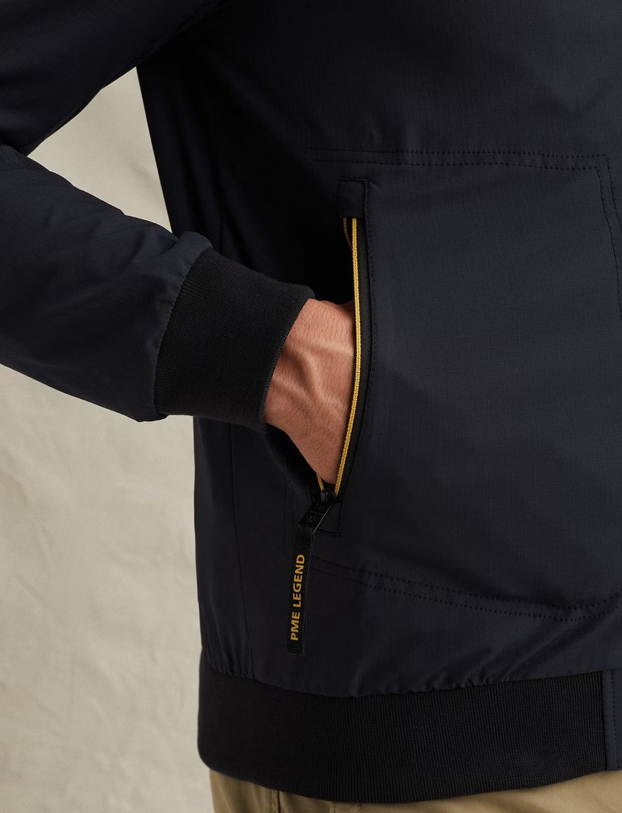 Donkerblauwe jas PME Legend stretch normale fit