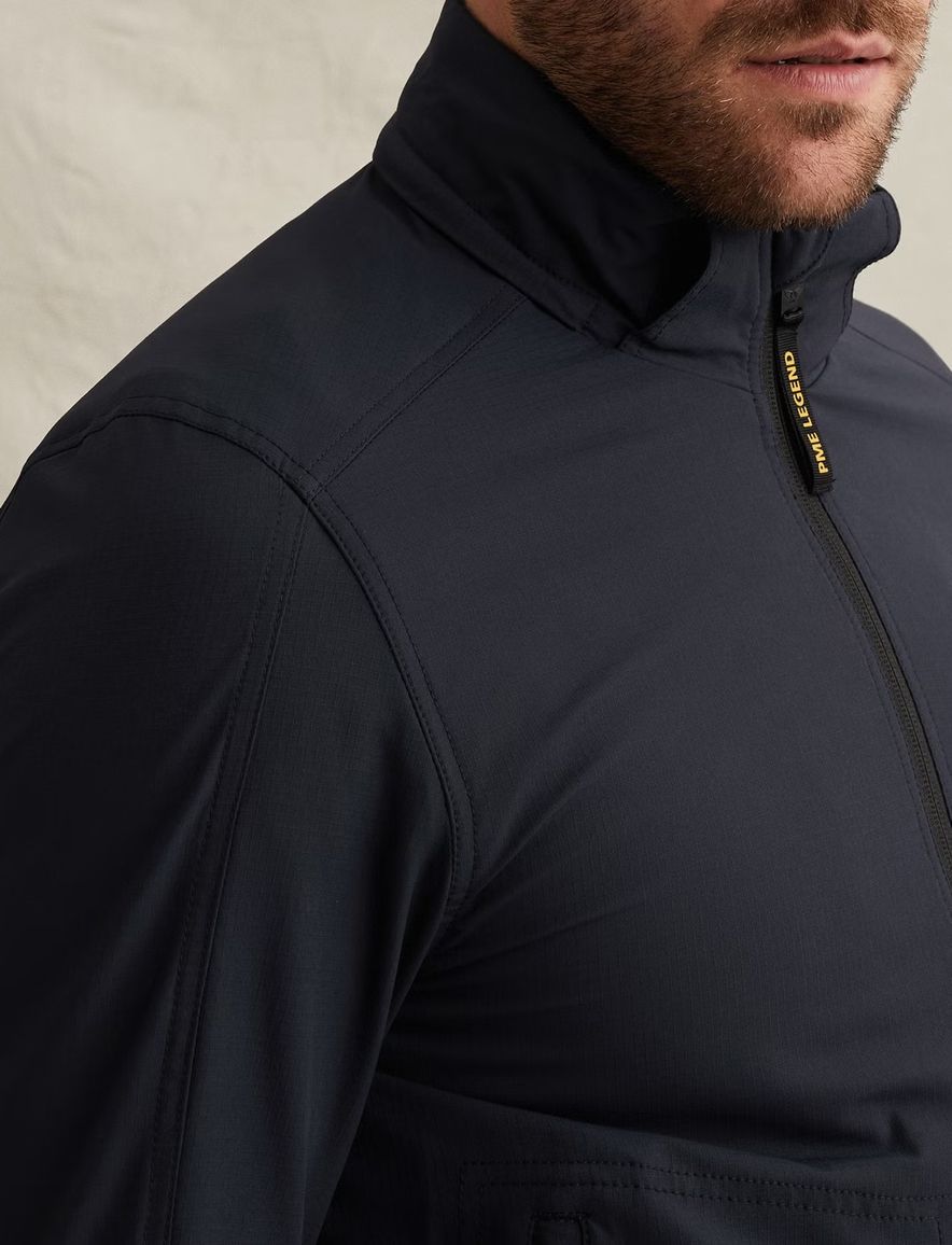 Donkerblauwe jas PME Legend stretch normale fit