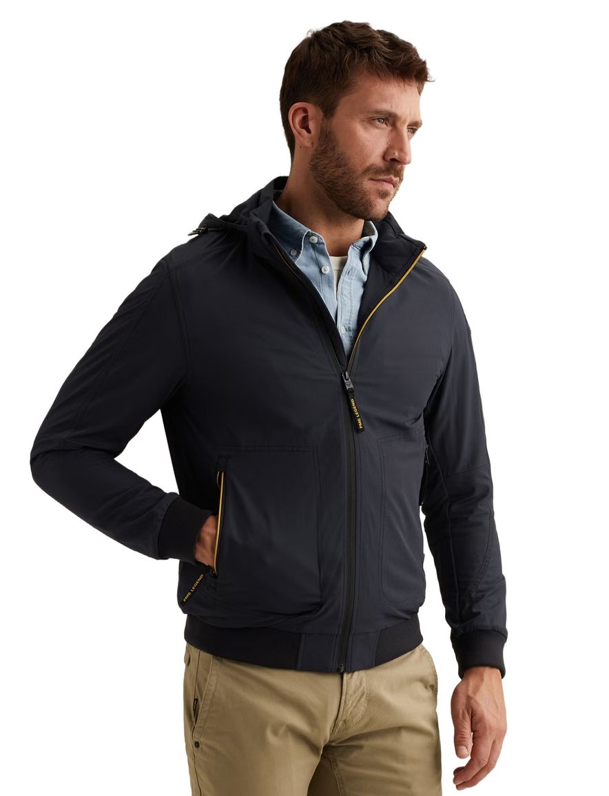 Donkerblauwe jas PME Legend stretch normale fit