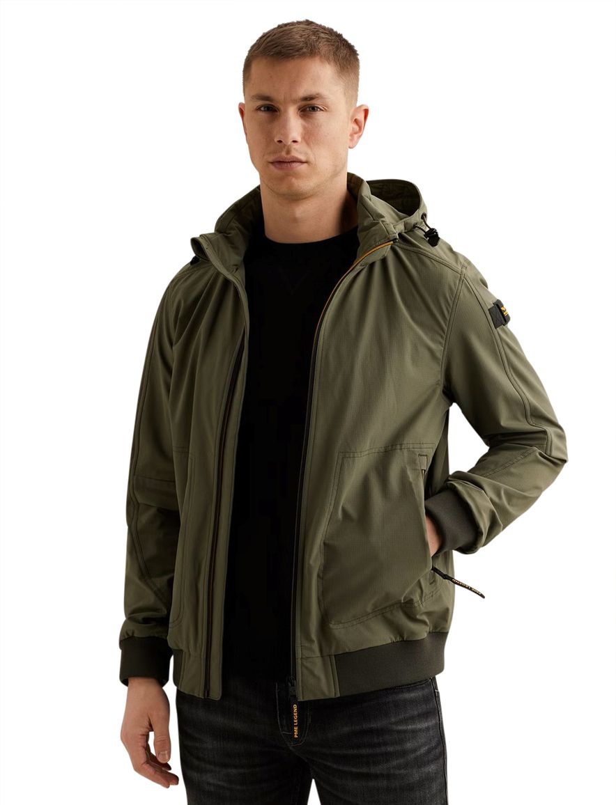 PME Legend flight jacket stretch olijfgroen