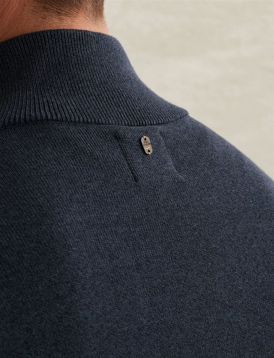 PME Legend vest donkerblauw structuur