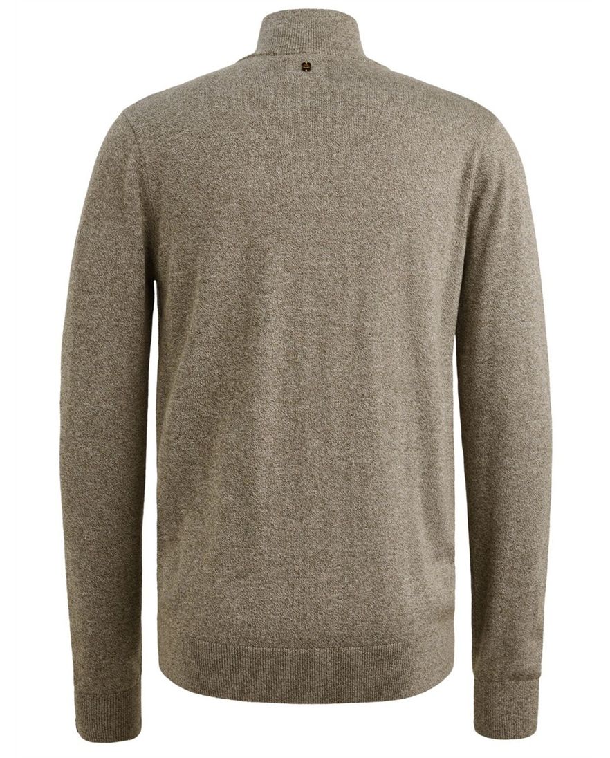 Vest donkerblauw PME Legend opstaande kraag structuur