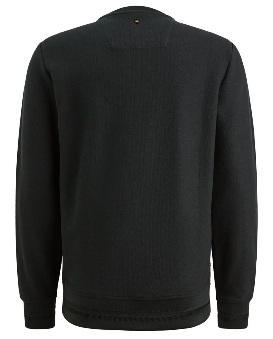 PME Legend sweater zwart katoenblend