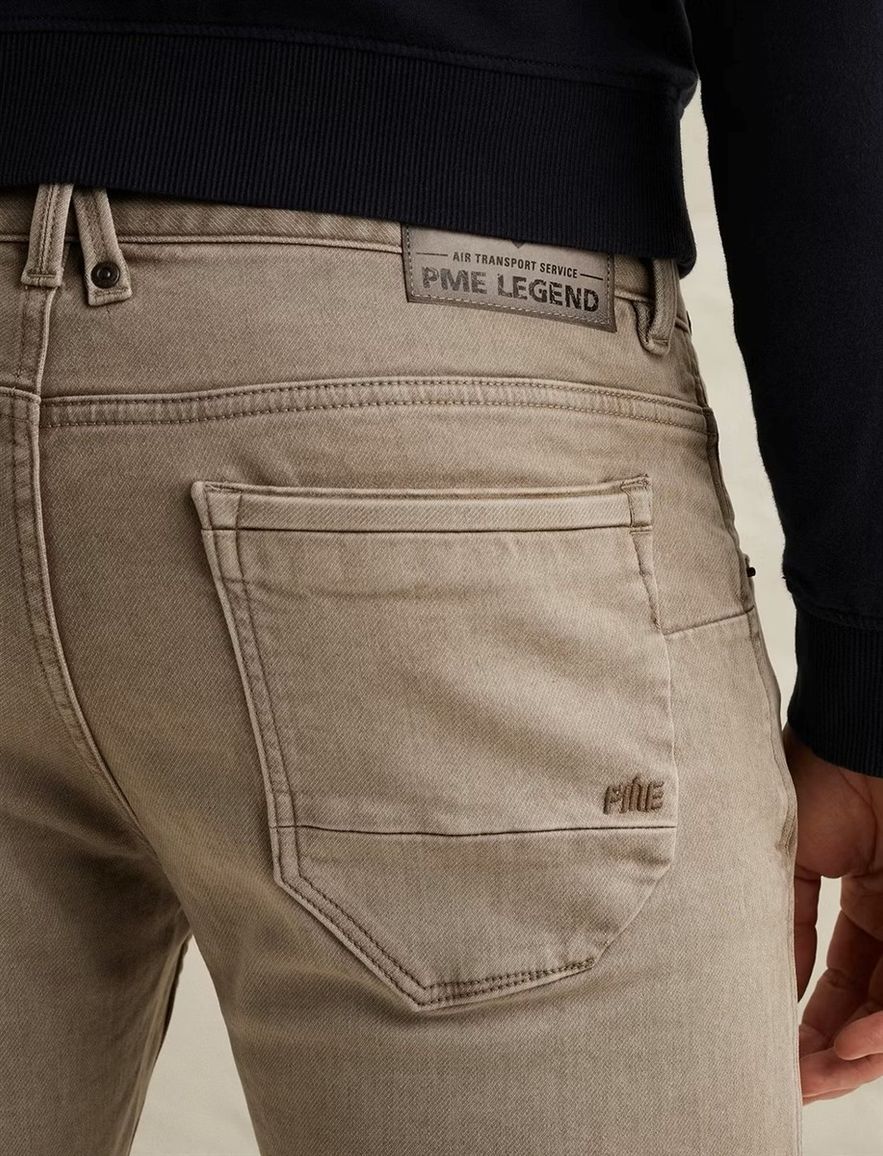 Beige jeans PME Legend Nightflight denim regular fit