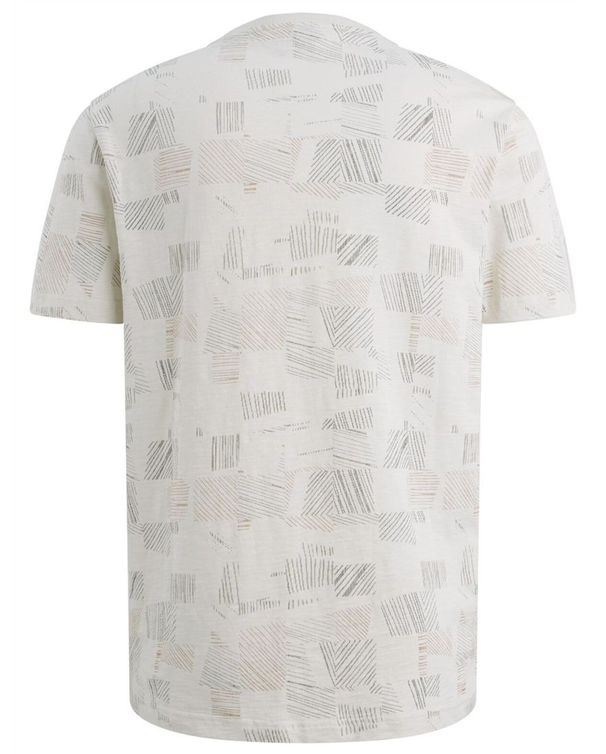 Creme print t-shirt PME Legend normale fit