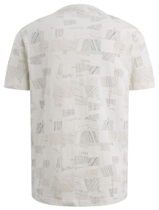 PME Legend t-shirt creme geprint vlakjes