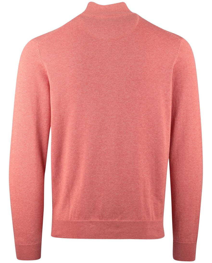 Portofino vest rits oranje gemêleerd