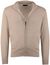 Portofino vest rits beige opstaande kraag