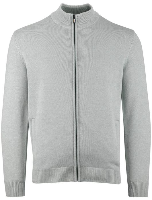 Portofino vest rits opstaande kraag groen