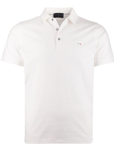 Portofino Poloshirt Portofino wit extra lang