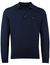 Gemêleerde trui Portofino 3 knoops navy