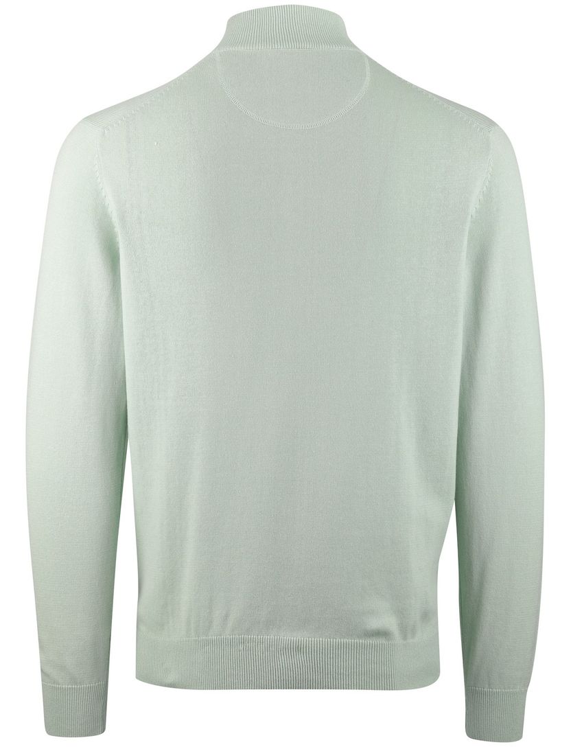 trui Portofino half zip lichtgroen normale fit