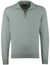 groene trui Portofino grijze rits half zip