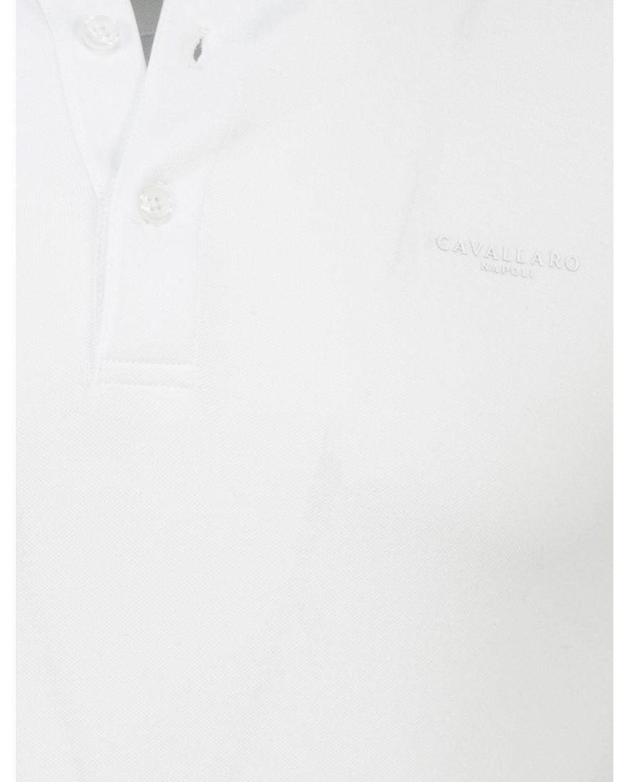 Poloshirt wit Cavallaro Bavegio katoen